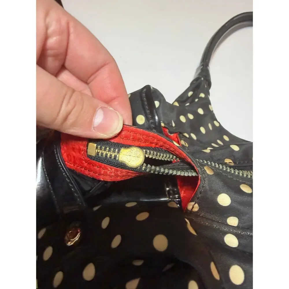 Kate Spade Stevie Spot Nylon Dot Shoulder Bag Tote Handbag Purse SEE PHOTOS